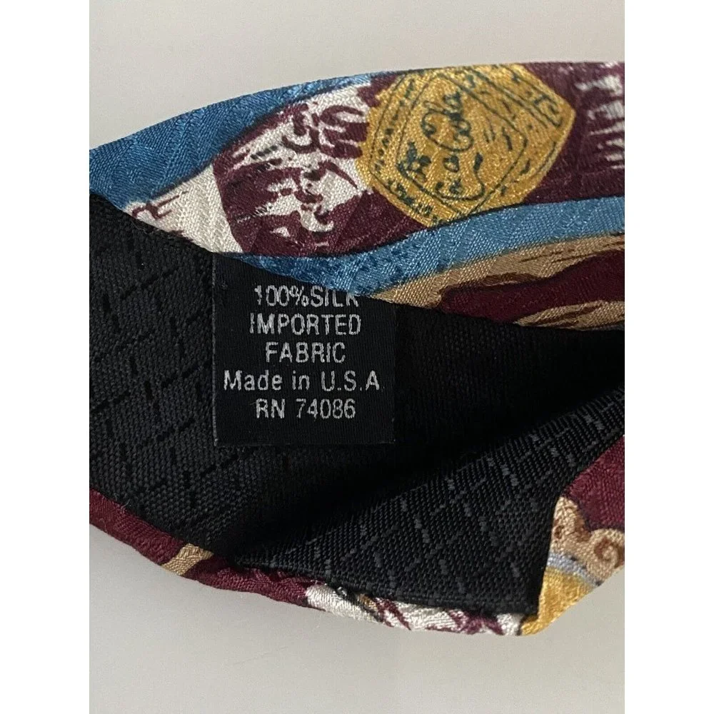 Coca Cola Men’s 100% SILK Tie Made in USA Retro W Old Bottles And Cases 4